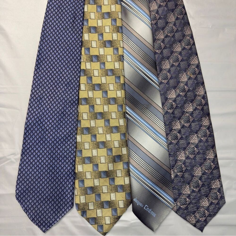 Ralph Lauren, Burma Bibas, Pierre Cardin, and Jacques Carbeau neckties